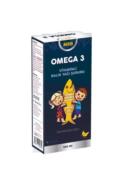 MRB Omega 3 Balık Yağı 100 ml Muz Aromalı