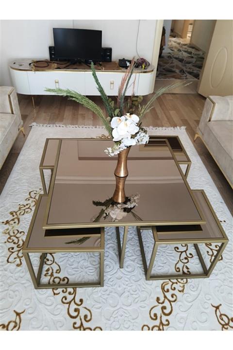 zey designer Gold Orta Sehpa 332164589758