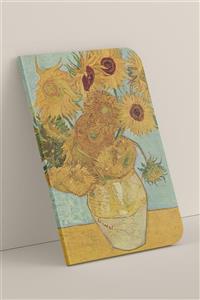 retronote Van Gogh Defter 10 - Vase With Twelve Sunflowers, 1888 - Çizgisiz - 64 Sayfa - 14x21cm