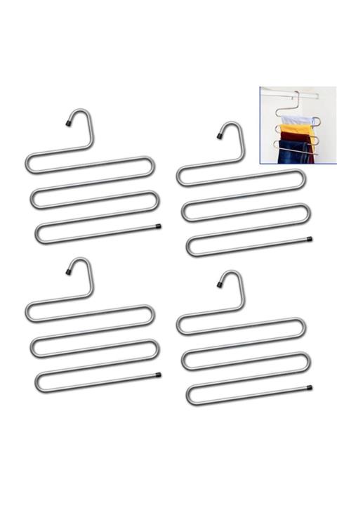pazariz Pantolon Askısı 4lü Set