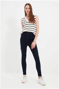 TRENDYOLMİLLA Lacivert Tall Yüksek Bel Skinny Jeans TWOAW22JE0646