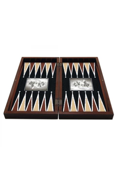 İlgimi Çekiyor Beyaz Atlar Antik Tavla Takımı