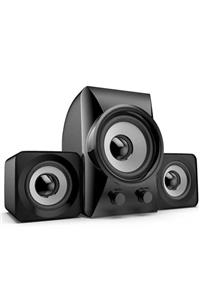 Kupa 2+1 Surround Ses Sistemi Kaliteli Ses Ayarlanabilir Bass Hoparlör Amaçlı Taşınabilir Güçlü Bass