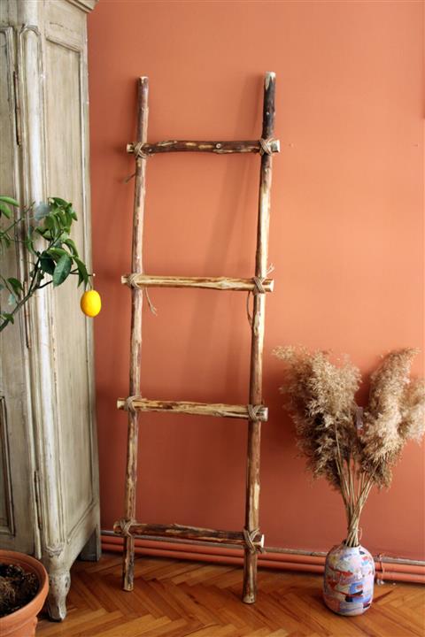 Artish Design Studio Bosco Ahşap Dekoratif Merdiven Havluluk 160cm