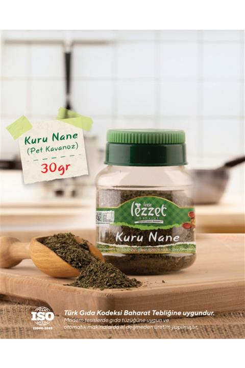 Leziz Lezzet Kuru Nane 30gr (pet Kavanoz)