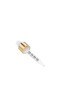 GALENİK Damlalık Cam Dereceli / Metal Gold Kapaklı - 50ml şişe için