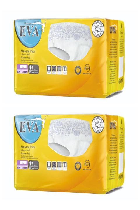 EVA 10'lu Ddesenli Regl Külodu Large 20 Adet