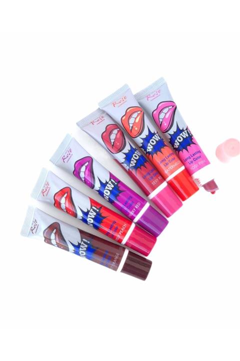 Roesıa Rose Cosmetics Rose Kalıcı Soyulabilir 6'lı Ruj Seti