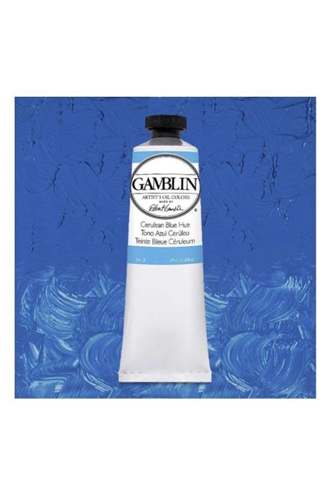 GAMBLIN COLORS Gamblın Artıst Grade Oıl Colors 37ml Cerulean Blue Hue