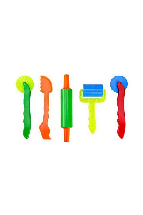 FİYPER Oyun Hamuru Kalıpları Merdane Ve Bıçak Seti