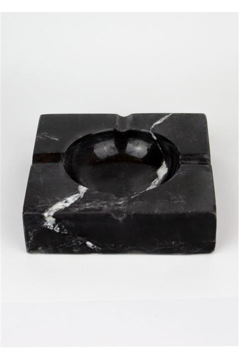 NMSG DESİGN Doğal Mermer Siyah Kül Tablası