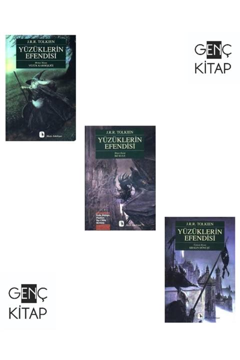 Metis Yayınları Yüzüklerin Efendisi 3 Kitap Set Tolkıen Yüzük Kardeşliği-iki Kule-kralın Dönüşü