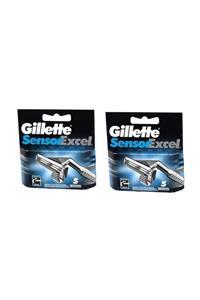 Gillette Tıraş Bıçağı Sensor Excel 5 Li Bıçak X 2 Adet