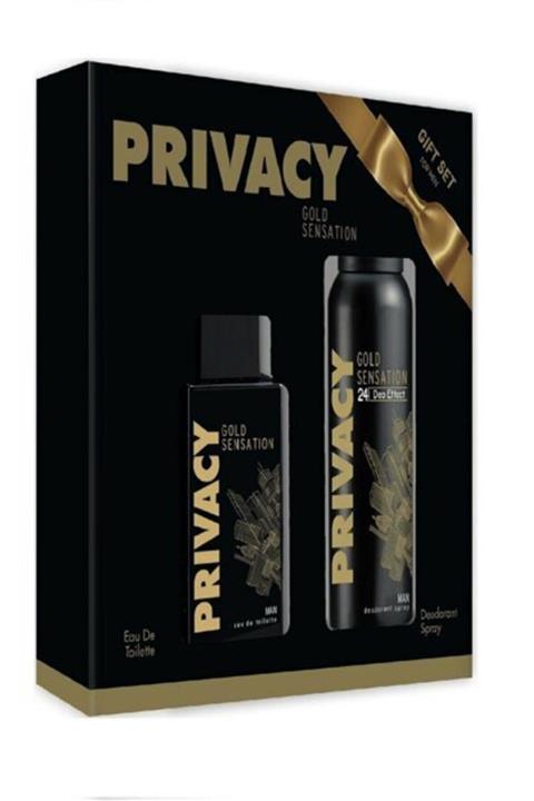 Privacy Prıvacy Gold Sensation Edt 100 Ml Erkek Parfüm + 150 Ml Deodorant Set