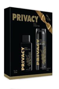 Privacy Prıvacy Gold Sensation Edt 100 Ml Erkek Parfüm + 150 Ml Deodorant Set