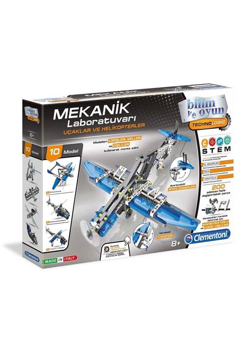 CLEMENTONI Uçaklar ve Helikopterler Mekanik Laboratuarı