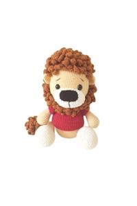 OYUNCAKPARK Yeleli Aslan Amigurumi Organik Oyuncak