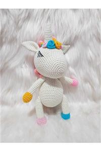 ON MARİFET Amigurumi Örgü Oyuncak Unicorn