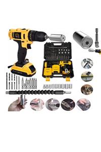 Jetta Power Tools 27 Pcs 7-19 Soket Metal Şanzımanlı Şarjlı Matkap