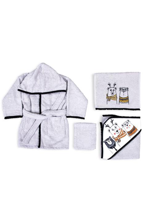 Minteks Unisex Bebek Bear Friends Masal Seti - 4'lü