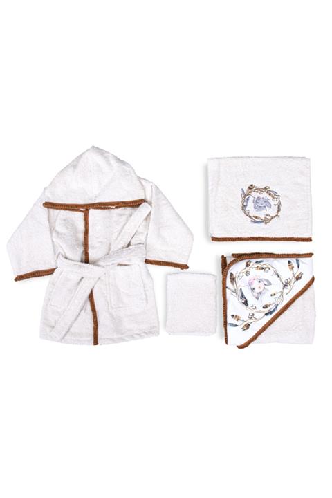 Minteks Unisex Bebek Masal Seti Lamb 4'lü