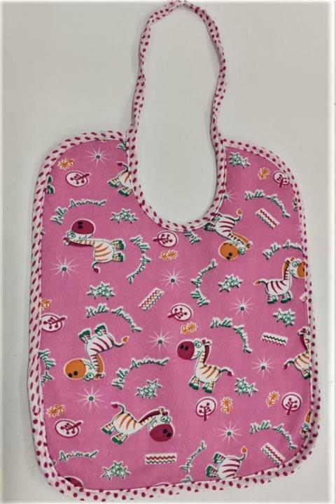 POKY BEBE Kız Bebek Sevimli Hayvan Desenli Mama Önlüğü -klasik