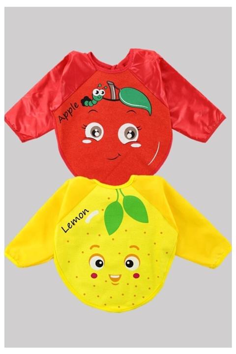 ALİSS Baby Mevye Desenli Giyilebilen Bebek Önlüğü