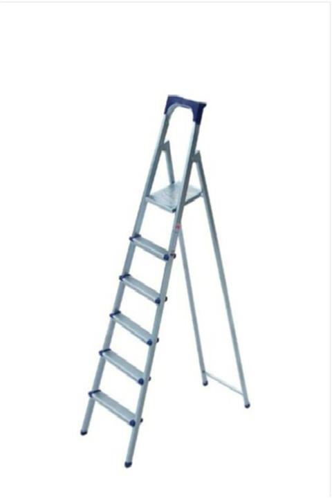 Kanat Elips 5+1 Basamaklı Galvanizli Merdiven