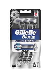 Gillette Blue 3 6'lı Taraftar Paketi Özel Seri Beşiktaş