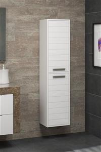 Alfa Banyo Gökçe Mdf Beyaz 150 cm Lüx Boy Dolabı