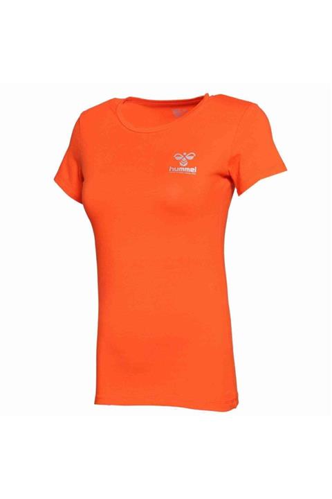 HUMMEL Kadın Turuncu Denı Kısa Kollu Tişört