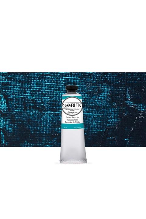GAMBLIN COLORS Gamblın Artıst Grade Oıl Colors 37ml Phthalo Turquıse
