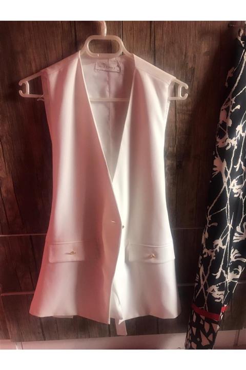 trend butikk Beyaz Yelekli Takım