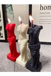 Candle Paradise Venüs Kadın 3lü Body Soya Mum 12 cm