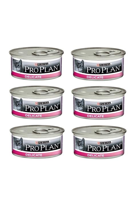 Proplan Delicate Hindi Etli Kedi Konserve 85 Gr X 6 Adet