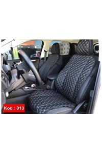 Point Renault Scenic 2 2004-2009 Arası Ön Iki Lüks Koltuk Kılıfı Mnd013