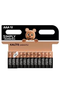 Duracell Simply Aaa 12 Ince Kalem Pil