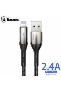 Baseus Orjinal Iphone Şarj Kablosu 2.4a Hızlı Şarjlı Led Işıklı Kopmaz Iphone11 Pro Xs,xr Şarj Kablo
