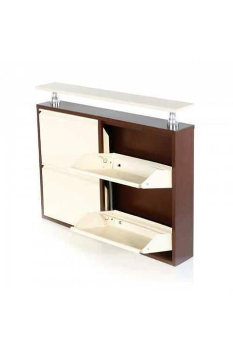 BASİSA 4lü Yatay Metal Ayakkabılık