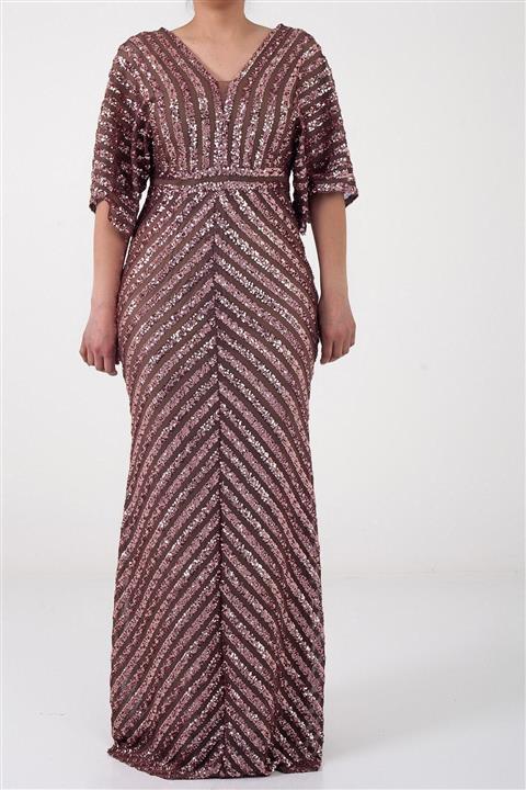 By Saygı Büyük Beden Abiye Elbise