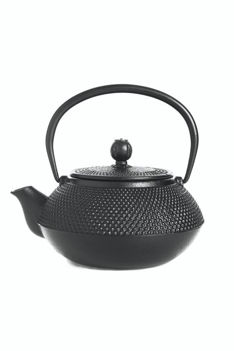 Taşev Linden Sümbül 800 Ml Siyah Döküm Çaydanlık T2764