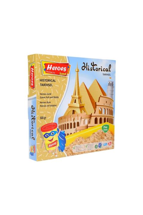 kalitebudur34 Kinetik Kum, Küçük Oyun Havuzu, Oyun Kalıpları, 2 Renk 500 Gr Kum