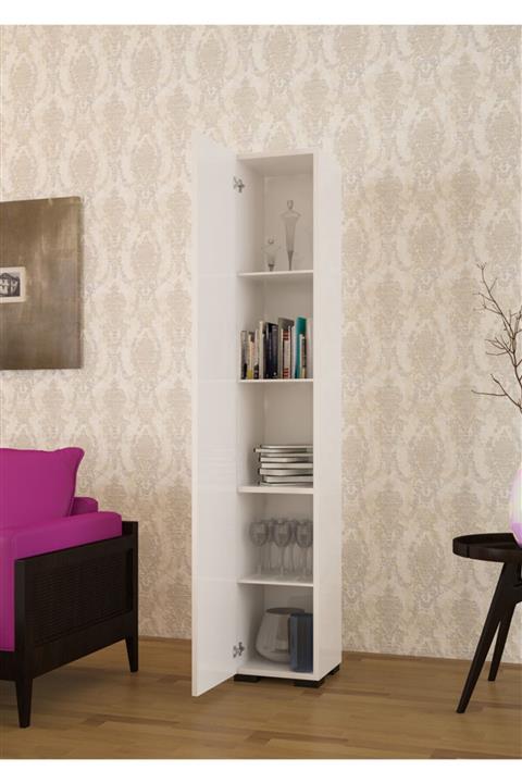 Modilayn Banyo Dolabı Çok Amaçlı 5 Raflı Mutfak Dolabı Ofis Dolabı Raflı