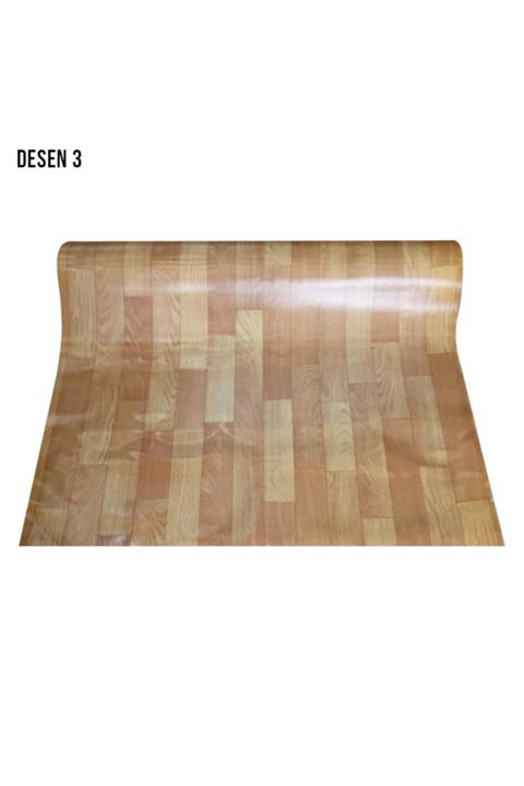 Gereksiz Şeyler Muşamba Yer Döşemesi Zemin Döşemesi Kaplaması Yanmaz Soba Altı - Pvc Yer Muşambası 1x2metre Kahve