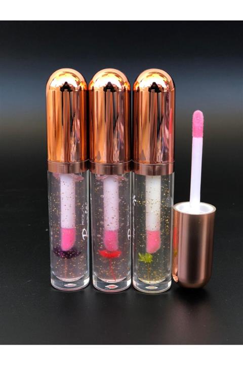 AİLY COSMETİCS Rose Çiçekli Dudak Parlatıcı  Sihirli Ruj