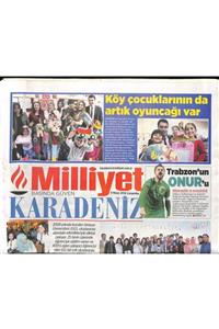 Gökçe Koleksiyon Milliyet Gazetesi Karadeniz Eki 9 Nisan 2014 - Gümüşhane'nin Tek Kadın Başkanı Mazbatasını Aldı