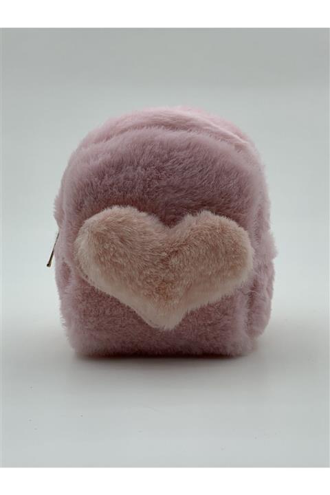 Still Aksesuar Mini Cüzdan Kalp Model  Pelüş Anahtarlık 12 × 10 cm