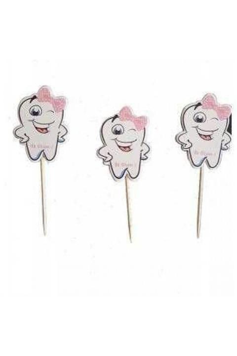 Adana Pasta Malzemeleri Pembe Ilk Dişim Kürdan 20'li