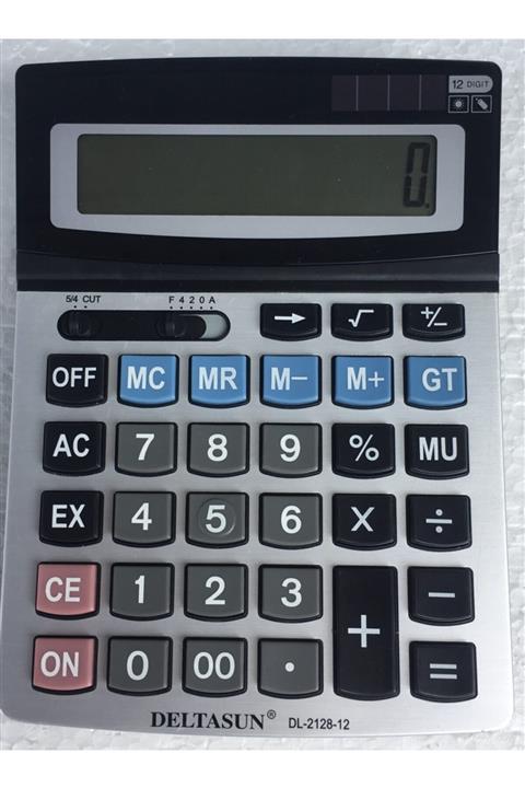 DELTASUN Dl-2128-12 Hesap Makinası 12 Hane