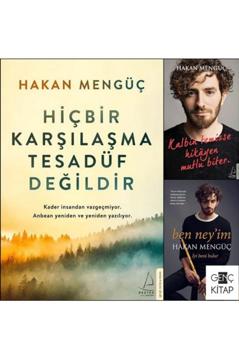 Destek Yayınları Hakan Mengüç 3 Kitap Set Ben Neyim-kalbin Temizse Hikayen Mutlu Biter-hiçbir Karşılaşma Tesadüf